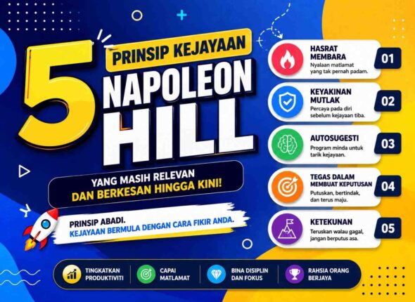 5 Prinsip Kejayaan Napoleon Hill Yang Masih Relevan Pada Era AI